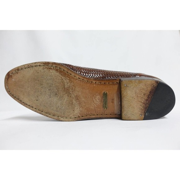 Genuine Crocodile Dress Shoes MIGUEL ANGEL Brown Woven Cap-Toe 9M,US/8.5UK/42E main image 7